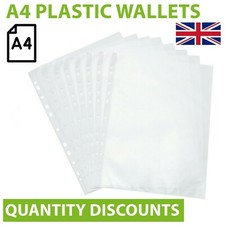 50pc POLY POCKET STRONG CLEAR