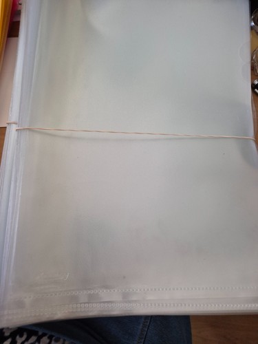 50x clear plastic - plastic, wallet