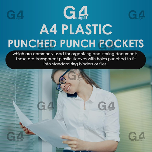 100 pcs plastic punched - a4,