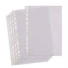 A4 Punched Pockets, 100 Clear