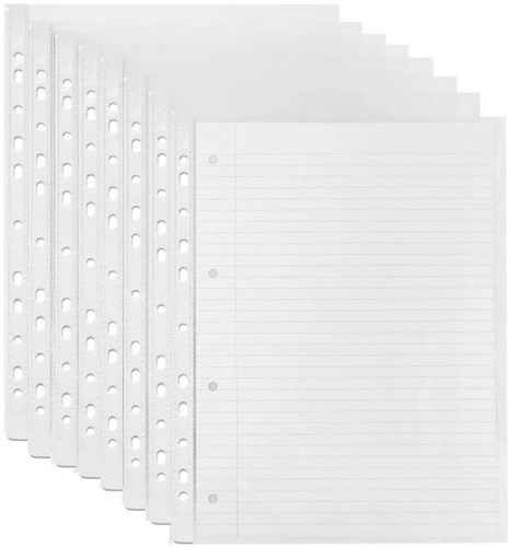 Punched pockets clear - a4,
