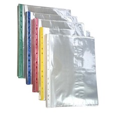 A4 Punched Pockets Clear