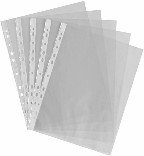Punched pockets clear - pockets,