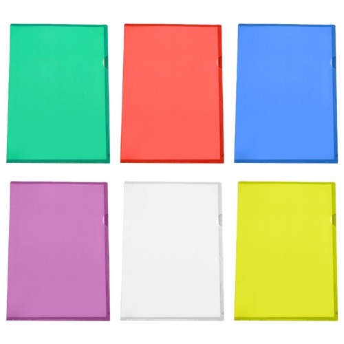 Plastic folders colors - plastic,
