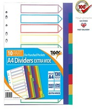 A4 Clear Plastic Poly Punched