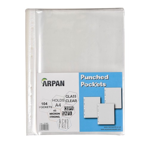104 clear strong punched - clear,