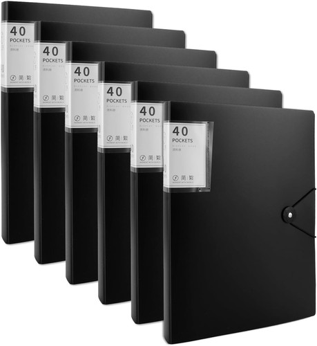 6pcs folder with plastic - 6pcs, a4