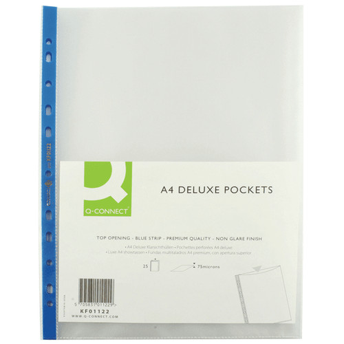 Punched pockets filing - a4,